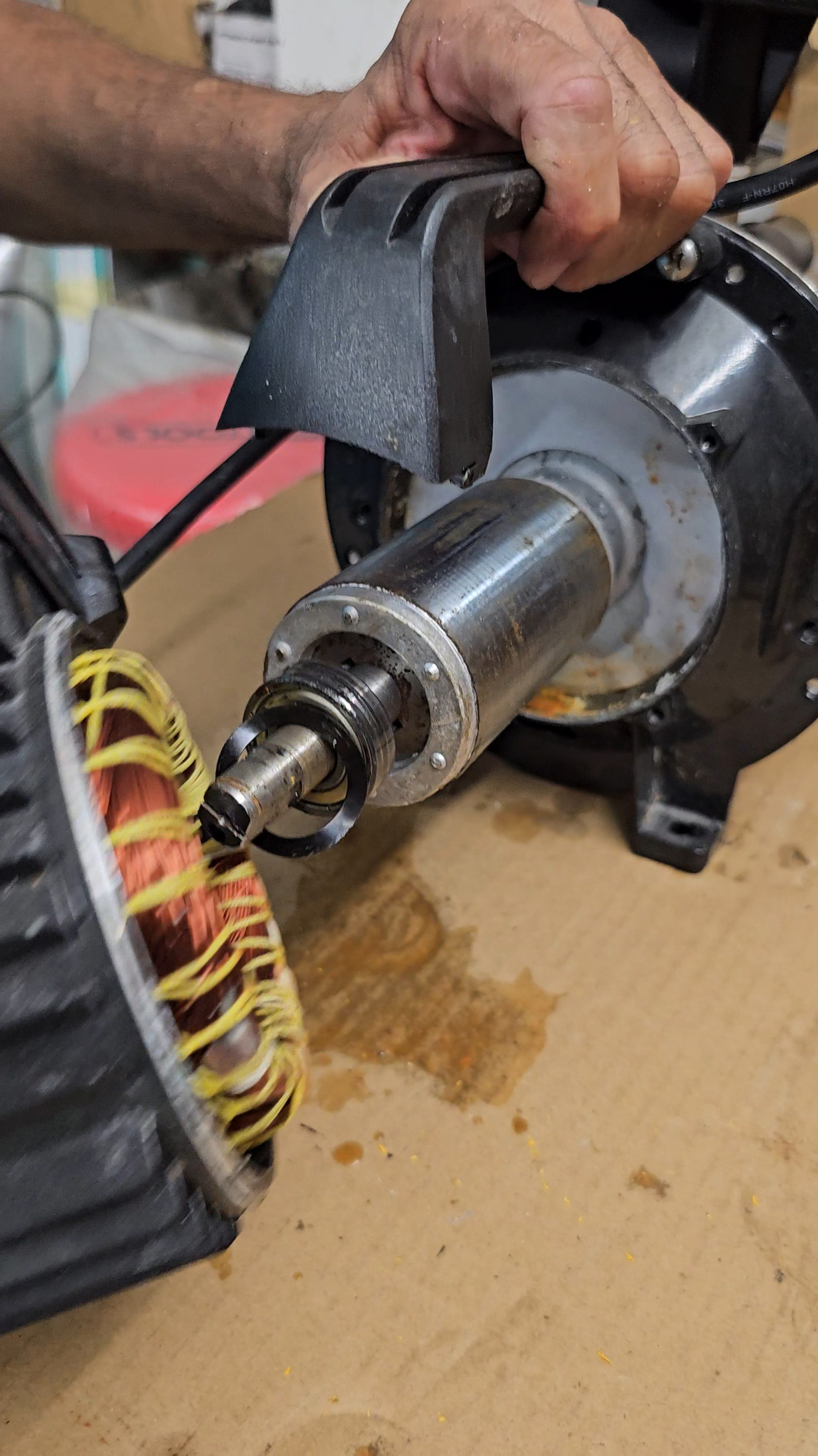 Démontage d'une pompe de surface